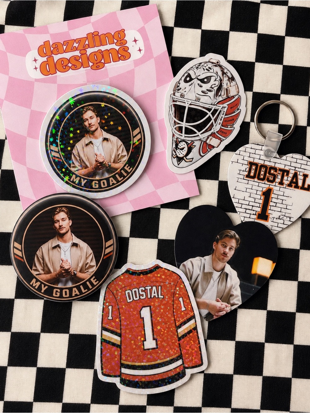 Lukas Dostal Goalie Fan Bundle | That’s My Goalie Anaheim Hockey Gift Set | Butt